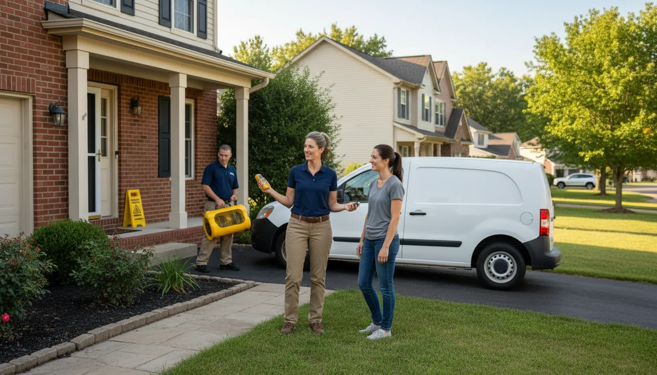 Residential water damage restoration in Lafitte, LA